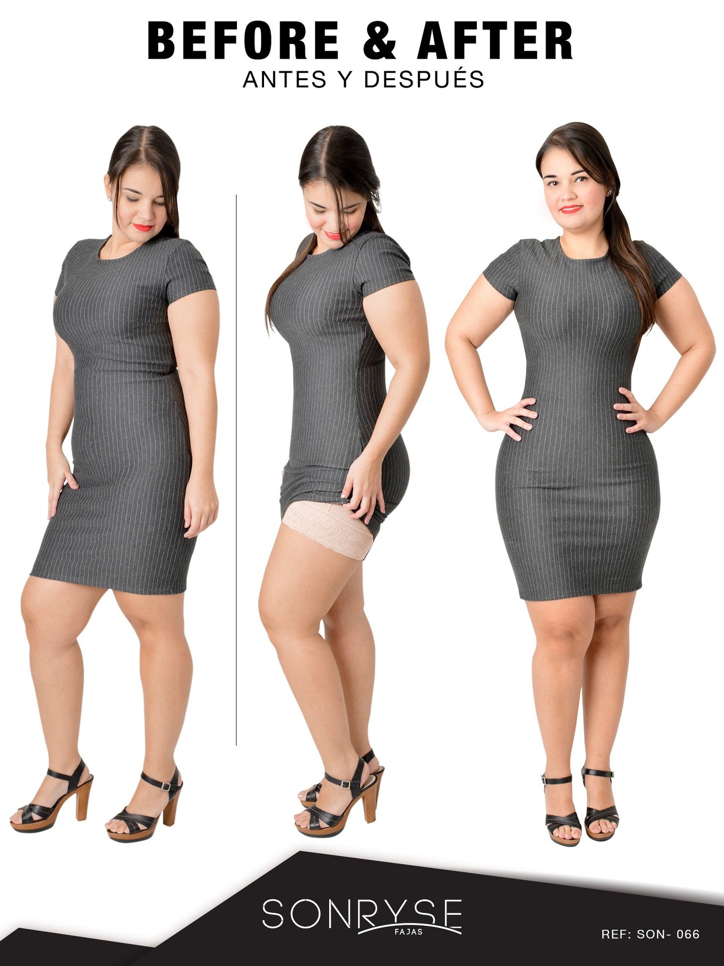 Fajas SONRYSE 066 | Colombian Postpartum Bodysuit Shapewear | Butt Lifting Effect & Tummy Control - Pal Negocio