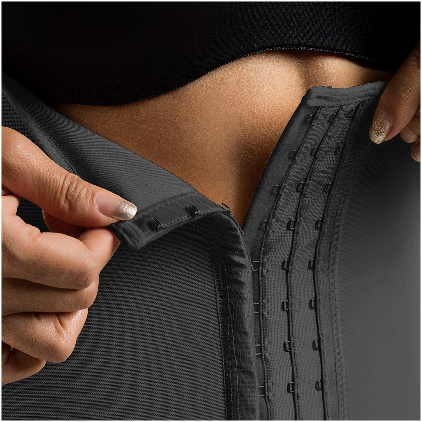 LT. Rose 21113 Open Bust Mid Thighs Butt-Lifting Girdle with Adjustable Straps | Everyday Use - Pal Negocio