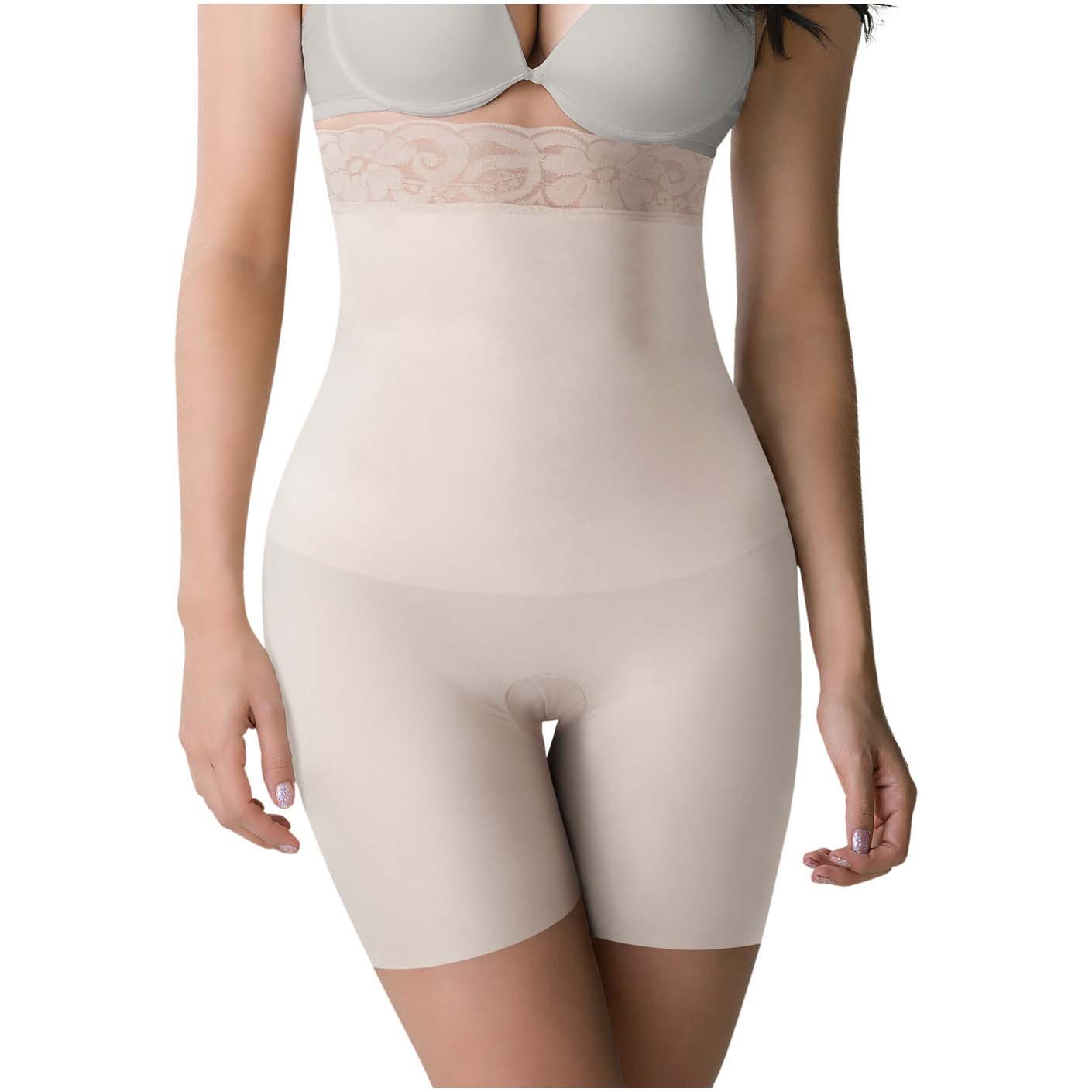 ROMANZA 2050 | High Waisted Colombian Shapewear Shorts for Women | Butt Lifter Body Shaper - Pal Negocio