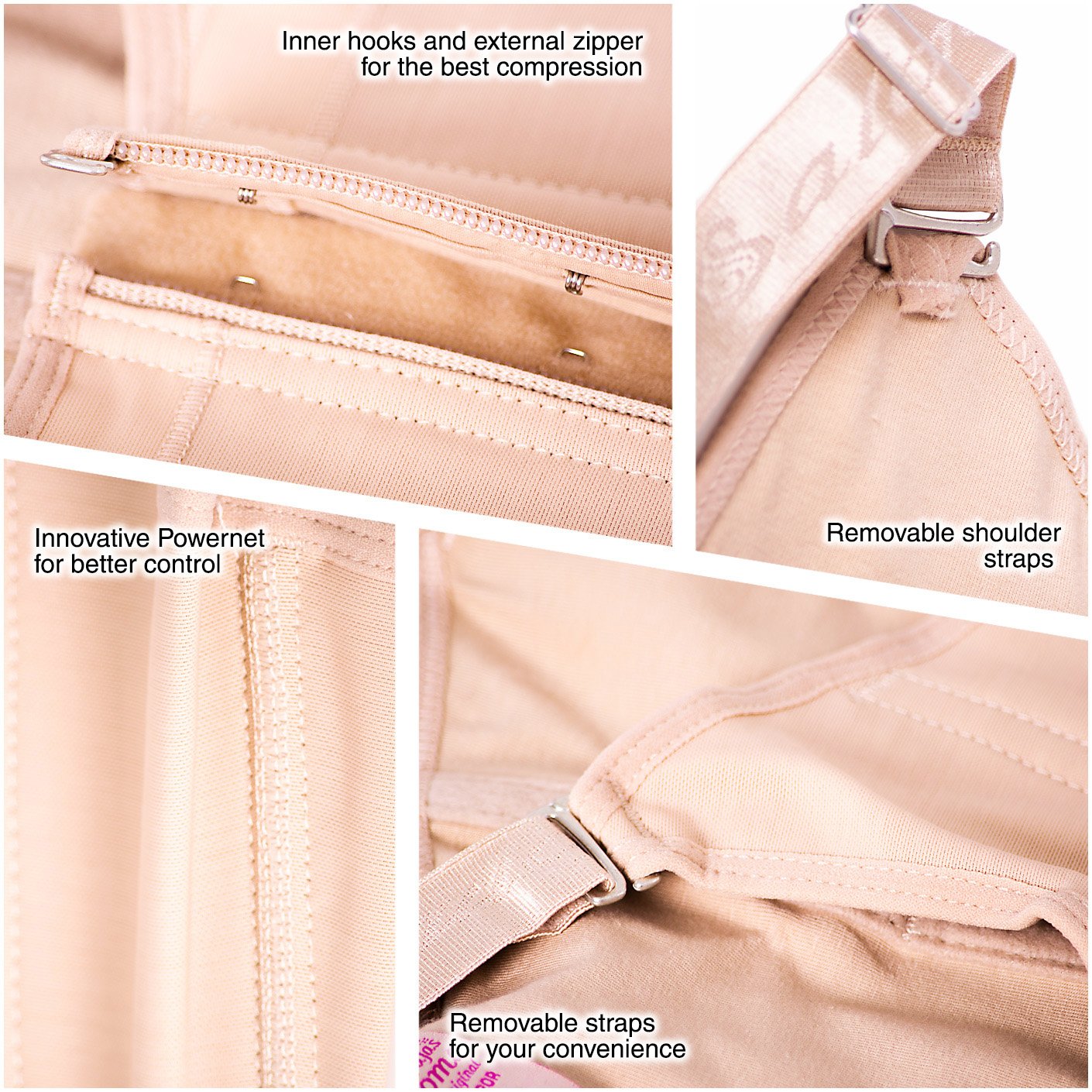 Fajas Salome 0313 | Waist Trainer Vest Tummy Control Compression Garment for Women | Colombian Body Shaper for Daily Use - Pal Negocio
