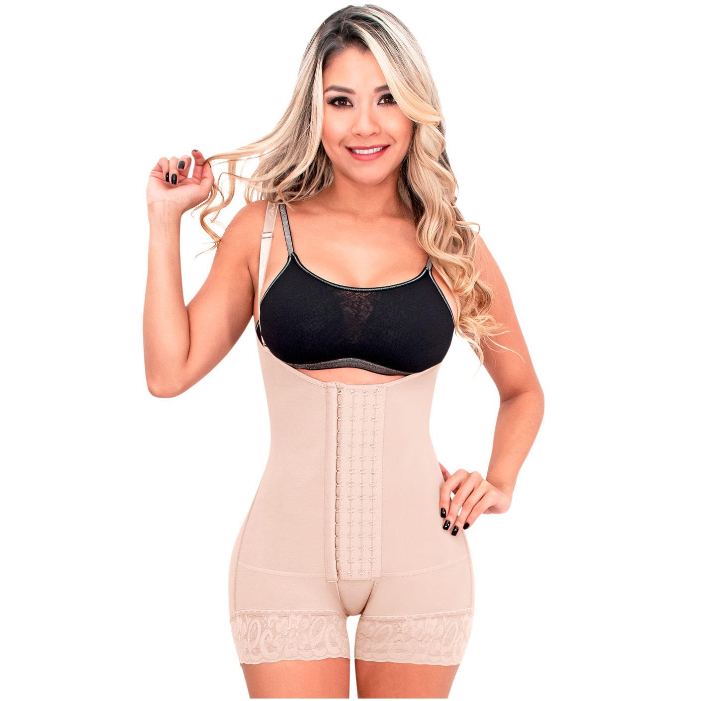 Fajas SONRYSE 066 | Colombian Postpartum Bodysuit Shapewear | Butt Lifting Effect & Tummy Control - Pal Negocio
