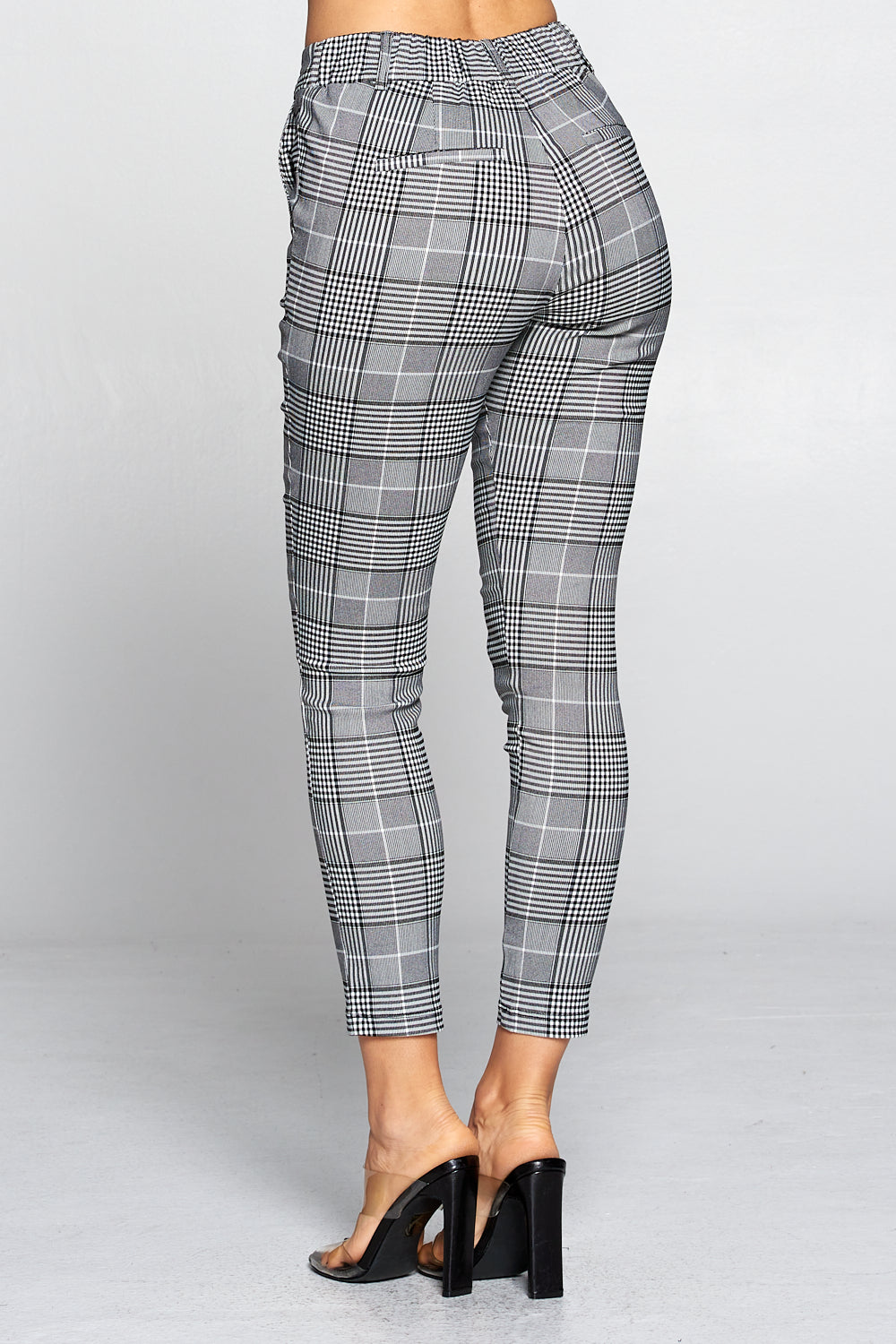 Jacquard Plaid Pants