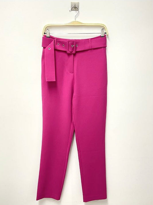 Hot Pink Pants with Belt